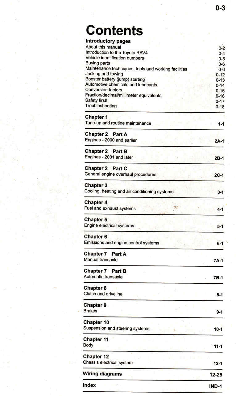 Toyota RAV4 Service Manual: 2Az-fe ignition Toyota RAV4 Service Manual: 2Az-fe ignition